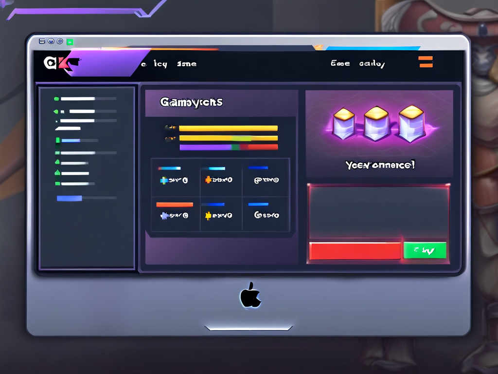 游戏资产交易平台界面