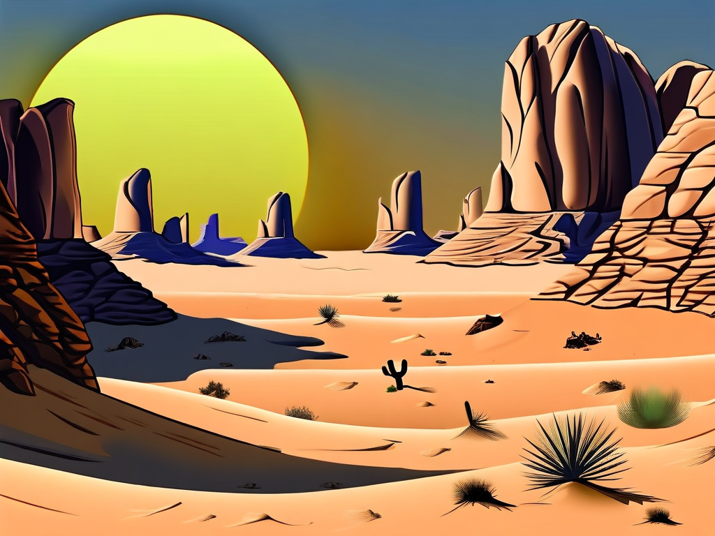 沙漠光影艺术展