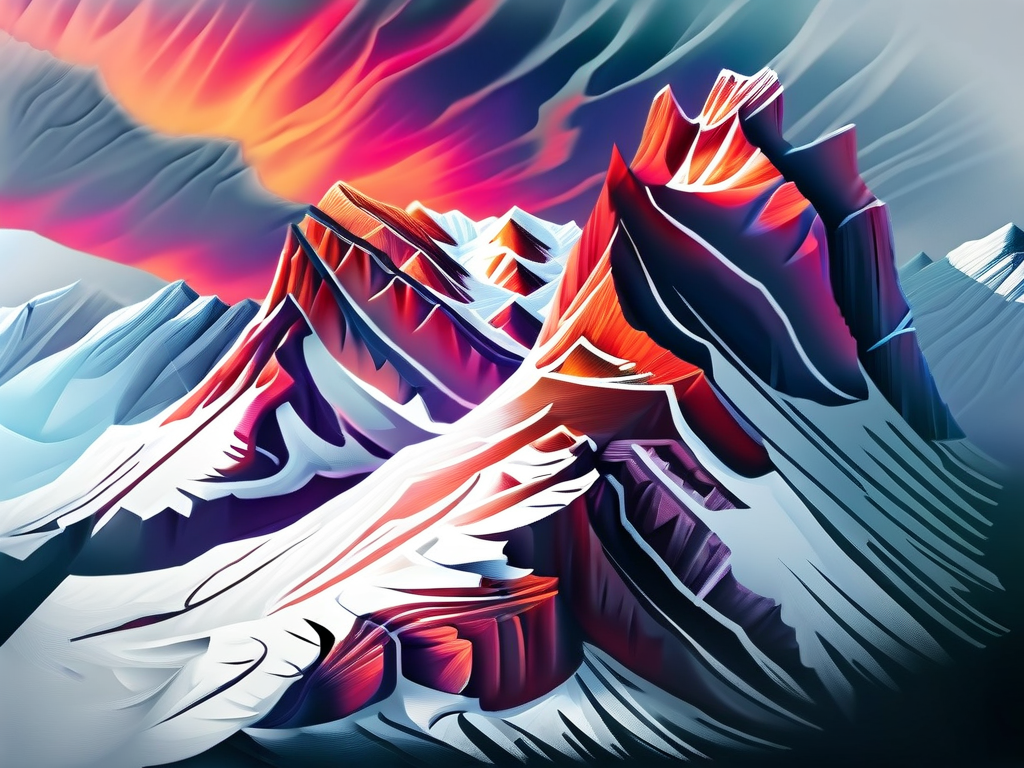 OK交易所山脉形成画主视觉图